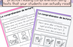 Differentiated French Reading Passages For Back To School | French intended for French Reading Comprehension Worksheets Free