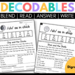 Digraphs Decodable Passages With Blending Comprehension And In Digraph Review Reading Reading Comprehension Worksheets Ufli
