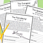 Dinosaur Reading Comprehension   Having Fun First Inside Dinosaurs And Fossils Reading Comprehension Worksheets
