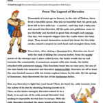 Discover 7 Fifth Grade Reading Comprehension And Reading Pertaining To Greek Mythology Story Comprehension Worksheets Grade 5 Discover 7 Fifth Grade Reading Comprehension And Reading Pertaining To Greek Mythology Story Comprehension Worksheets Grade 5