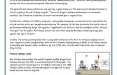 Doping In Sport Reading For Detail (…: English Esl Worksheets Pdf with Doping Reading Comprehension Worksheet