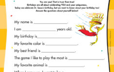 Dr. Seuss Printables And Activities | Brightly regarding Dr Seuss Reading Comprehension Passages Worksheets