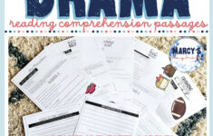 Drama Reading Comprehension Passages 4Th, 5Th - Marcys Mayhem regarding Drama Reading Comprehension Worksheets