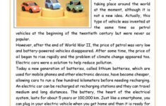 Drive Green - Reading Comprehension…: English Esl Worksheets Pdf &amp; Doc inside Reading Comprehension Worksheets About Cars