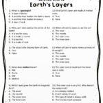 Earth'S Layers Reading Passage   Katherine Batson | Library With Regard To Structure Of Earth Reading Comprehension Worksheets