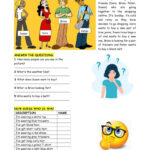 Easy Reading   At The Shopping Centr…: English Esl Worksheets Pdf Throughout Shopping For Clothes Reading Comprehension Worksheets