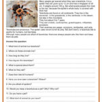 Easy Reading   Tarantula General Rea…: English Esl Worksheets Pdf Within Spiders Esl Reading Comprehension Worksheets