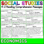 Economics Social Studies Reading Comprehension Passages K 2 | Made Intended For Economics Reading Comprehension Worksheets