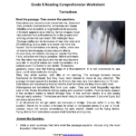Eighth Grade Reading Worksheets | Vocabulary & Fluency Practice With Regard To Free 8th Grade Reading Comprehension Worksheets Printable