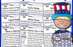 Election Day Holidays Reading Comprehension Passages K-2 | Made within Election Day Reading Comprehension Worksheet