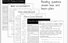 Electricity And Magnetism Worksheets And Activities – Classful for Reading Comprehension Worksheet Magnetism And Electricity Answer Key