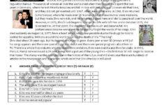 Elvis Presley Reading Comprehension - Esl Worksheetximena 14 with Elvis Presley Reading Comprehension Worksheet
