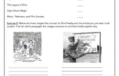 Elvis Presley- Reading Comprehension Passage And Assessment - Classful in Elvis Presley Reading Comprehension Worksheet