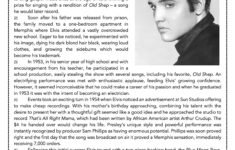 Elvis Presley- Reading Comprehension Passage And Assessment - Classful throughout Elvis Presley Reading Comprehension Worksheet