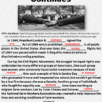 Engaging Worksheets On The Civil Rights Movement Throughout Civil Rights Movement Reading Comprehension Worksheets