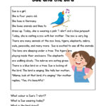 English For Beginners: Reading Comprehension Within Beginner Reading Comprehension Worksheet