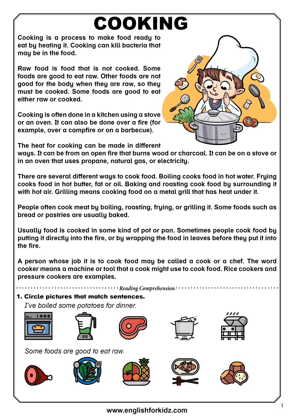 English For Kids Stepstep: May 2020 inside May Reading Comprehension Worksheets