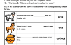 English For Kids Stepstep: Present Perfect Tense Reading intended for Present Perfect Tense Reading Comprehension Worksheets