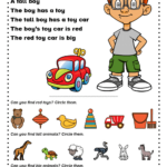 English For Kids Stepstep: Reading Comprehension For Throughout Reading Comprehension With Pictures Worksheets