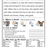 English For Kids Stepstep: Reading Comprehension Kit. Animal With Printable Comprehension Worksheets Year 2