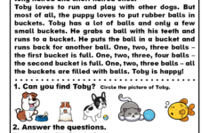 English For Kids Stepstep: Reading Comprehension To Learn for English Reading Comprehension Worksheet