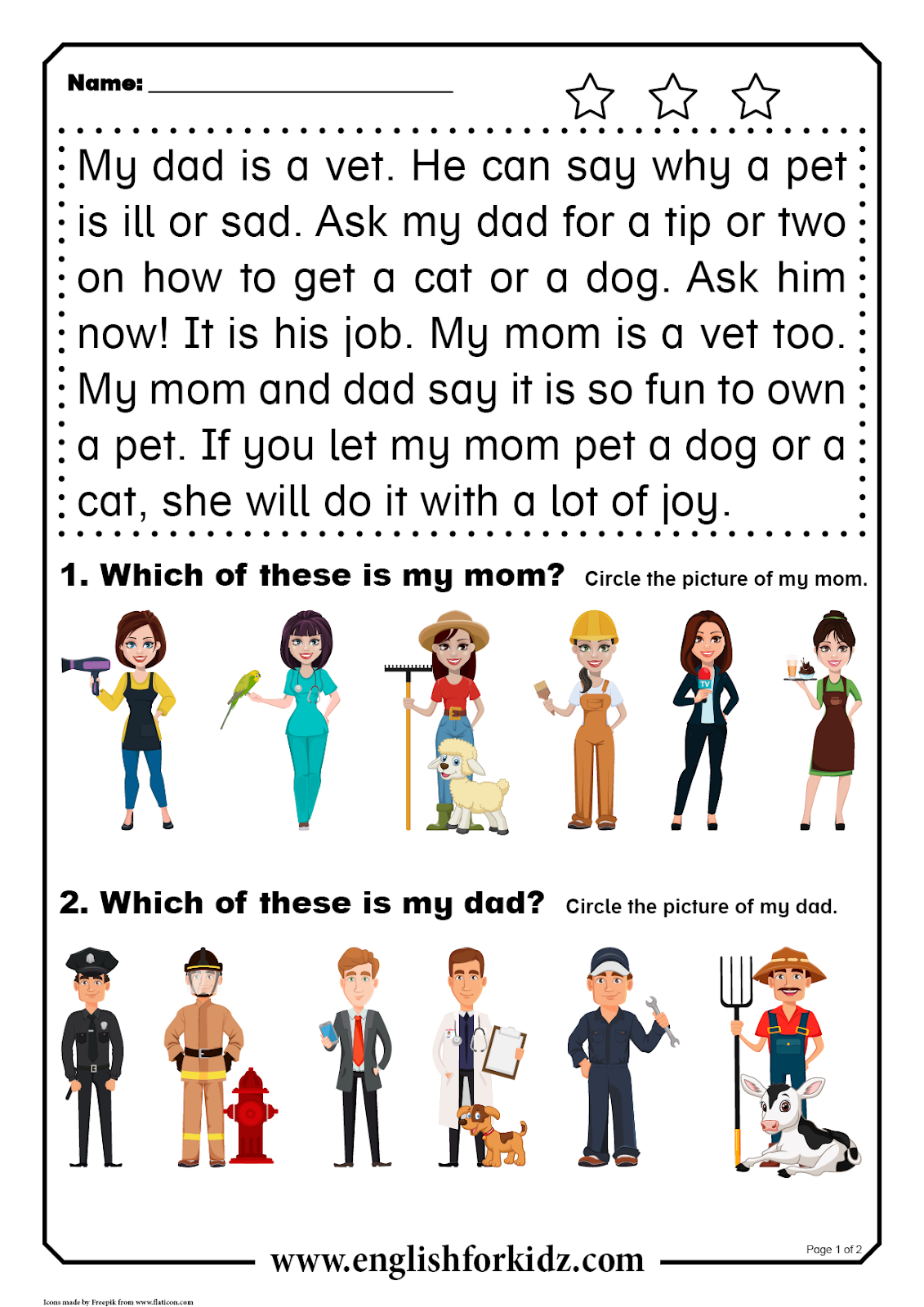 English For Kids Stepstep: Reading Comprehension Worksheets intended for Reading Comprehension Worksheets For English Language Learners