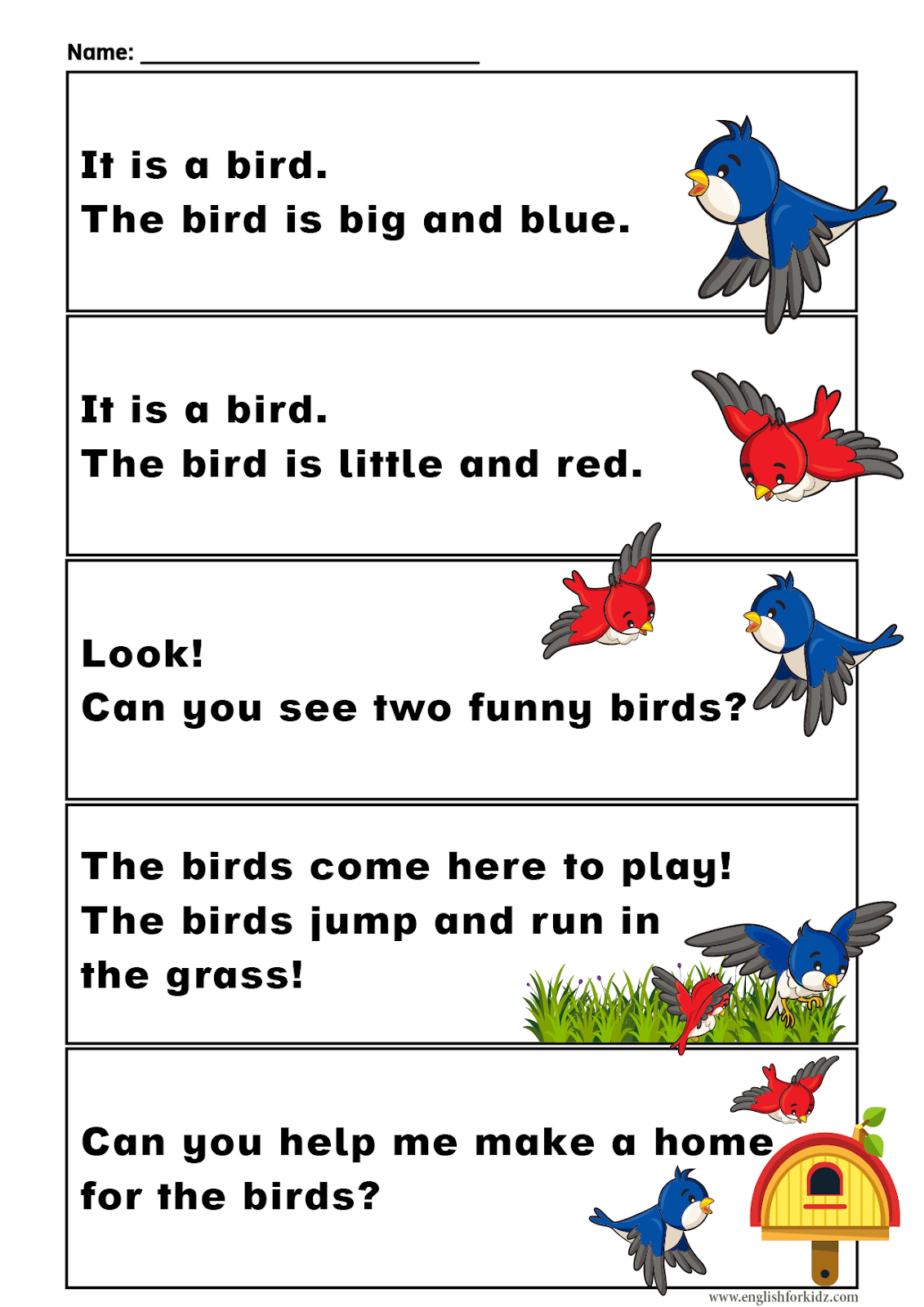 English For Kids Stepstep: Sight Words Reading Passages And with regard to Primer Reading Comprehension Worksheets