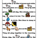 English For Kids Stepstep: Simple Reading Comprehension About Pertaining To Reading Comprehension Worksheets With Visuals