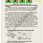 English Worksheets: Reading Passage About Brazil Throughout Brazil Reading Comprehension Passages Worksheets