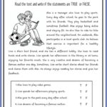 Esl Present Simple Worksheets Reading Comprehension English Pertaining To Present Simple Reading Comprehension Worksheets