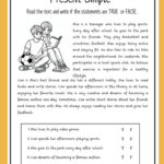 Esl Present Simple Worksheets Reading Comprehension English Within Reading Comprehension Worksheets Pinterest
