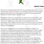 Esl Reading Comprehension + Writing Activity Worksheets On Robin Hood Inside Legend Adventure Reading Comprehension Worksheets