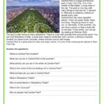 Exploring New York   Central Park Ge…: English Esl Worksheets Pdf Intended For Central Park New York Reading Comprehension Worksheets