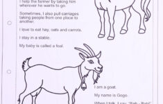 Farm Animal Worksheet - This Worksheet Is Designed To Teach The inside Animal Farm Reading Comprehension Worksheets Pre-Primary