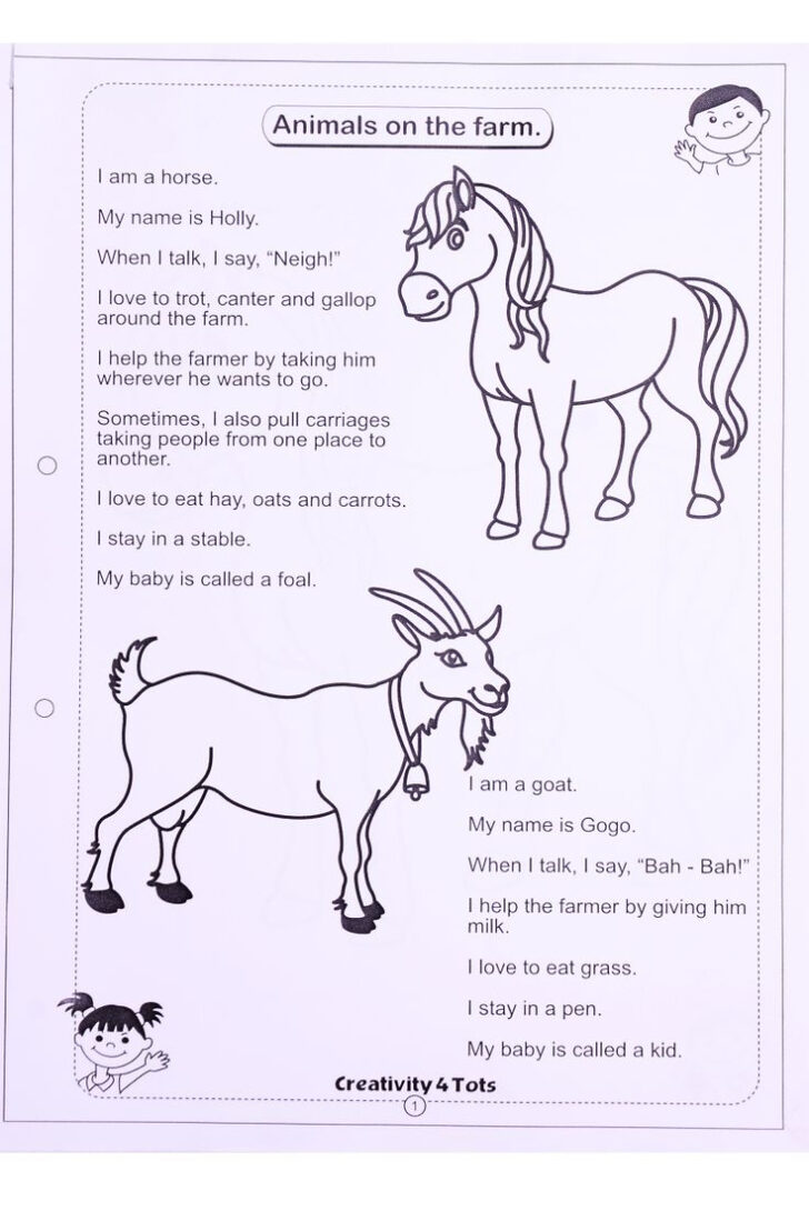 Animal Farm Reading Comprehension Worksheets Pre-Primary Animal Farm Reading Comprehension Worksheets Pre-Primary