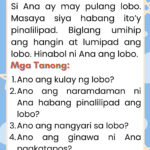 Filipino Reading Materials With Comprehension Questions Set 11 Throughout Reading Comprehension Worksheet Tagalog