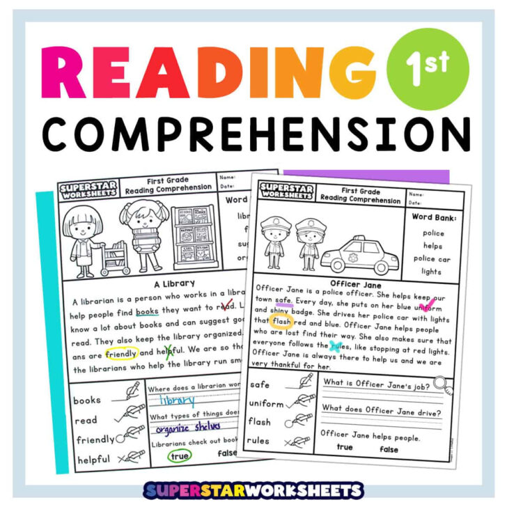 Reading Comprehension Worksheets 1st Grade Free Reading Comprehension Worksheets 1st Grade Free