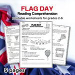 Flag Day Reading Comprehension Worksheet: Grades 2 6 (Pdf Download) Regarding American Flag History Reading Comprehension Worksheets