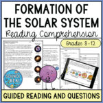 Formation Of The Solar System Reading Comprehension   Classful Inside Solar System Reading Comprehension Worksheets High School