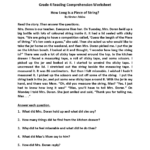 Fourth Grade Reading Worksheets | Improve Fluency & Comprehension Regarding Fourth Grade Reading Comprehension Worksheets