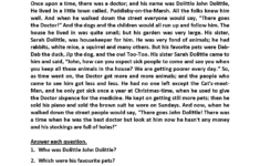 Fourth Grade Reading Worksheets | Improve Fluency &amp; Comprehension with Reading Comprehension Worksheet For Class 4Th