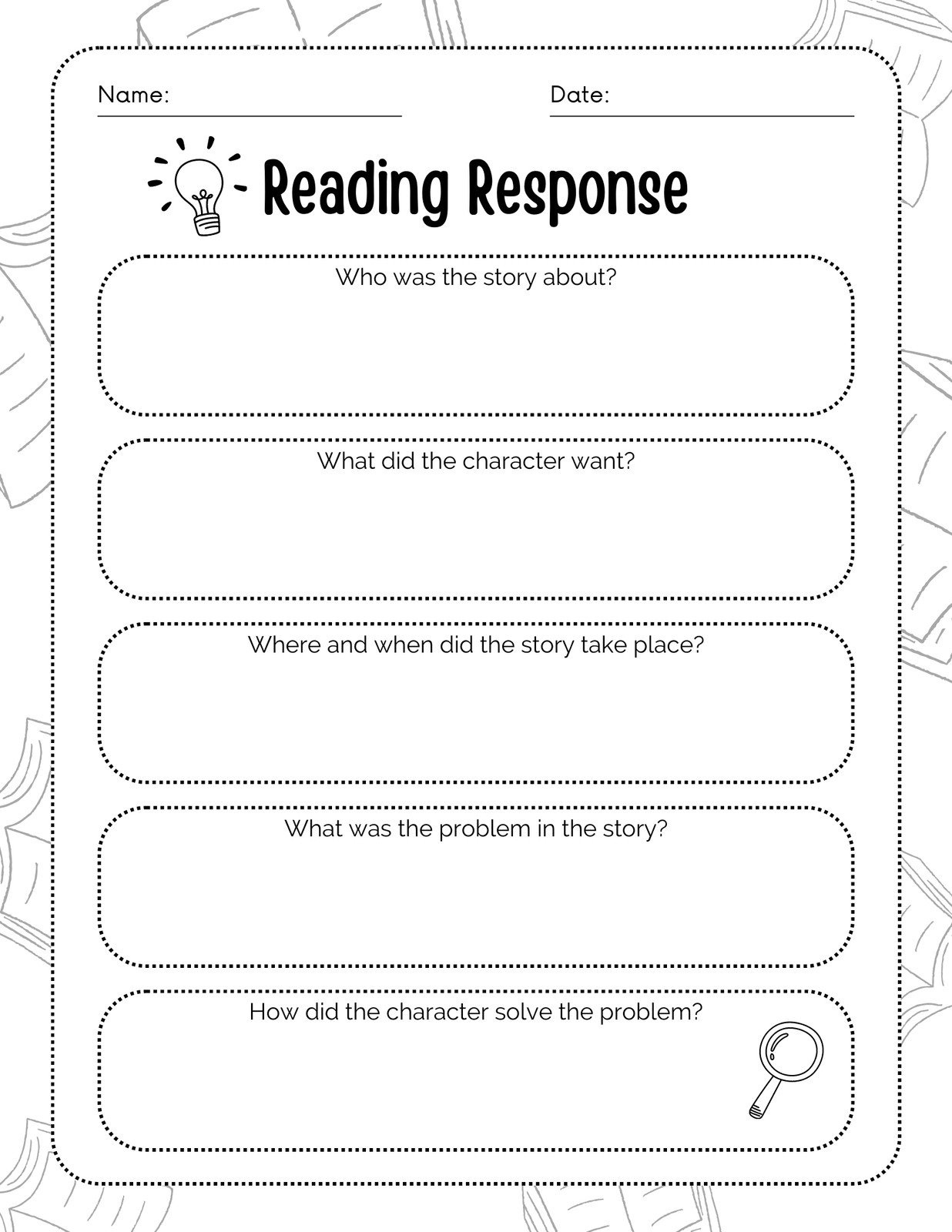 Free Custom And Printable Reading Worksheet Templates | Canva with K12 Reading Worksheets Printable