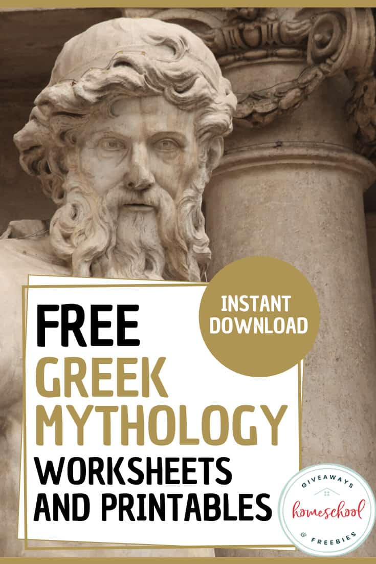 Free Greek Mythology Worksheets And Printables with Greek Gods Reading Passages Worksheets High School