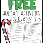 Free Holiday Activities For Students In Grades 3 5   With Free Christmas Reading Comprehension Worksheets For 3rd Grade
