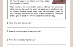 Free Printable 3Rd Grade Reading Worksheet Templates | Canva inside K12 Comprehension Worksheets
