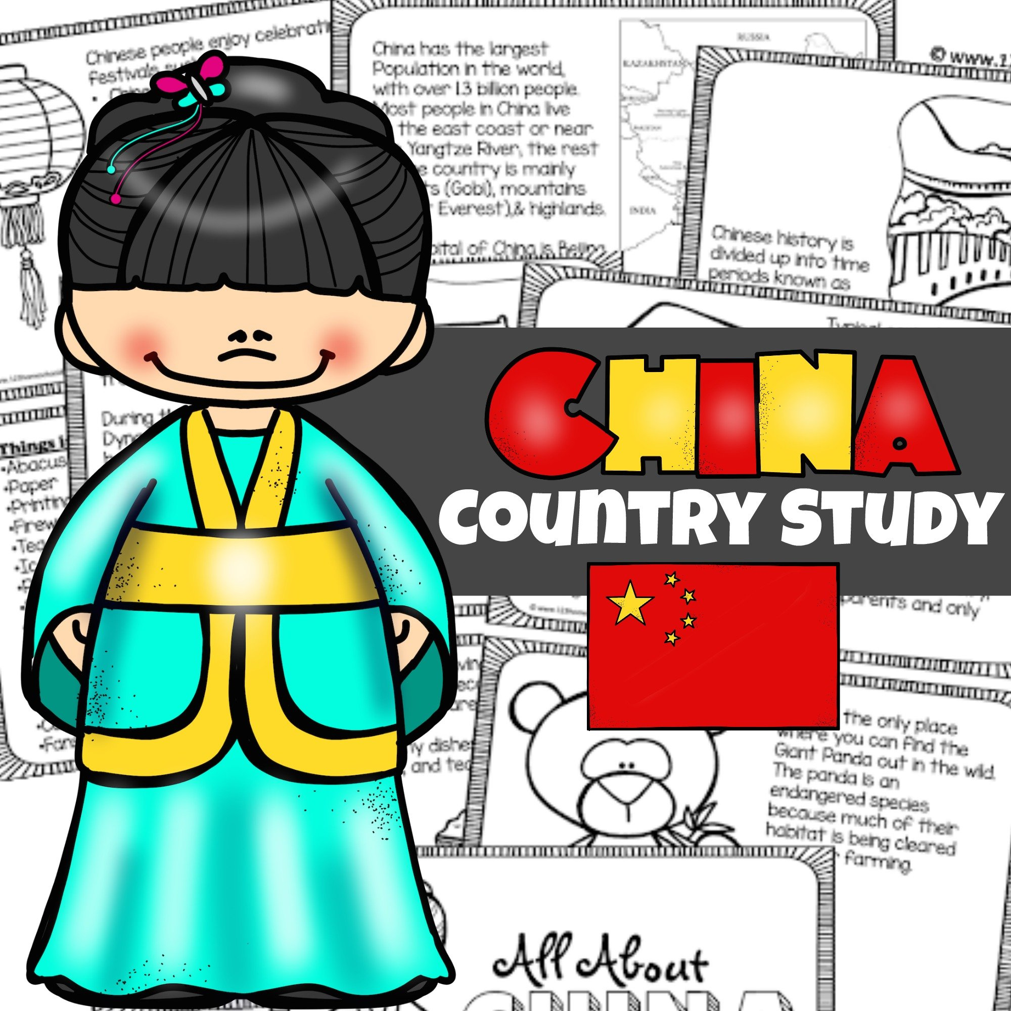 Free Printable All About China Book For Kids Book To Color &amp;amp; Learn pertaining to Chinese Culture Stories Comprehension Worksheets Grade 3