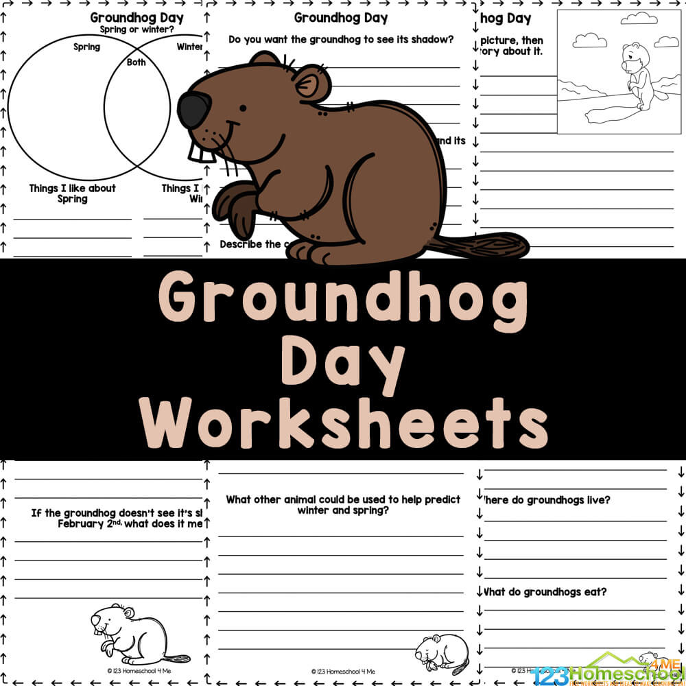 Free Printable Groundhog Day Worksheets For 1St-4Th Grade with regard to Free Groundhog Day Reading Comprehension Worksheets