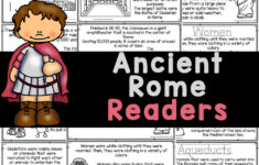Free Printable Life In Ancient Rome History Reader For Kids for Roman History Reading Comprehension Worksheets