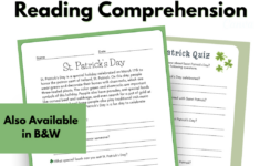 Free St Patrick'S Day Worksheets For Speech Therapy - Speechzella with St Patricks Day Reading Comprehension Worksheets Free