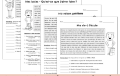 French Reading Comprehension For Novices (Part 1) - Compréhension intended for French Reading Comprehension Worksheets Free